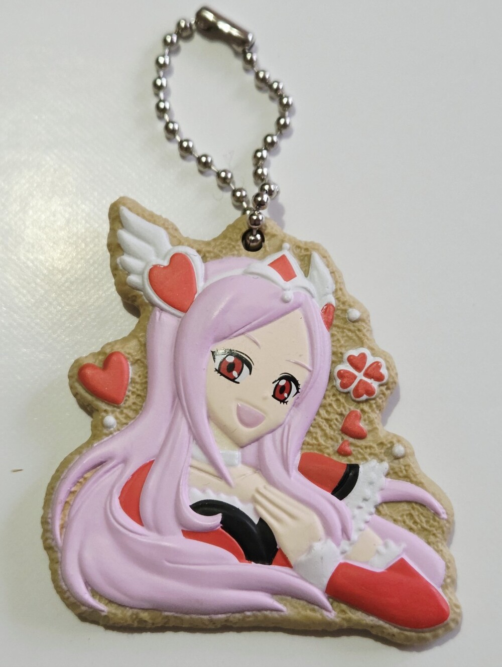 *4 for $20* Pretty Cure Cookie Figure Charm Keychain - Cure Passion